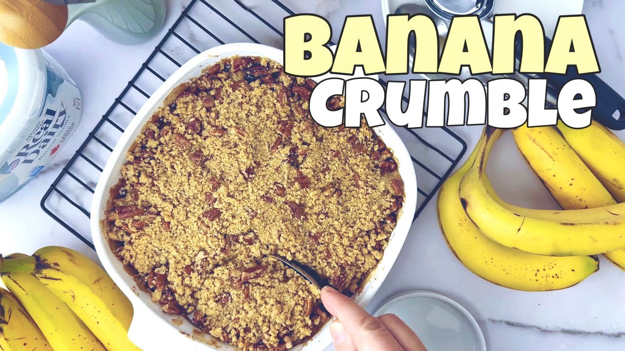 Banana Crumble | Easy & Affordable Dessert Recipe