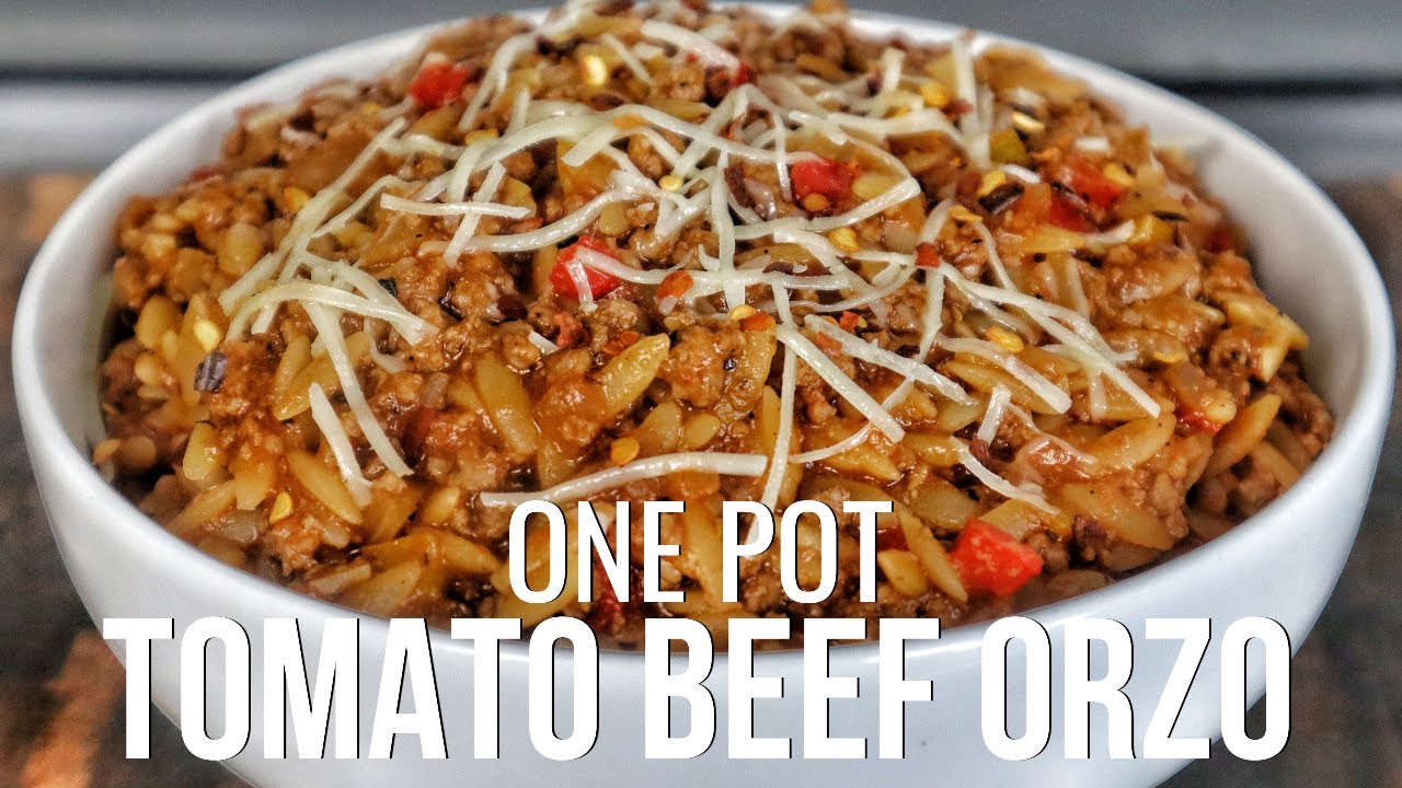 Quick and Delicious One Pot Beef and Orzo Recipe!