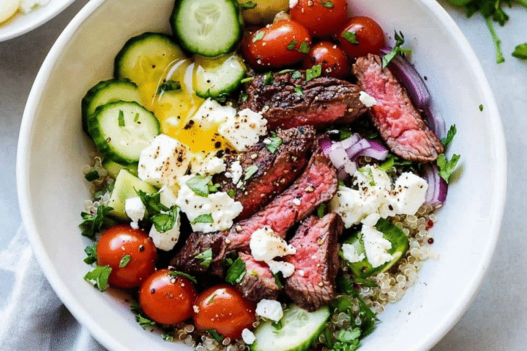 Mediterranean Steak Bowl
