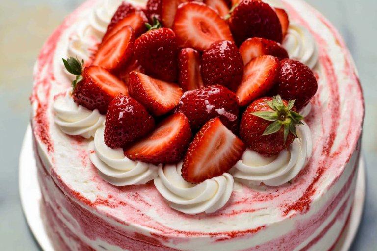 Strawberry Shortcake Layer Cake