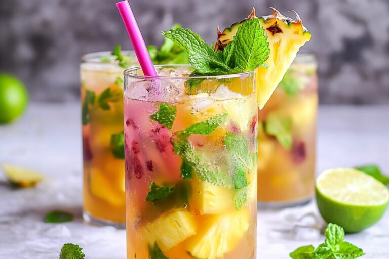 Tropical Mojito Mocktail