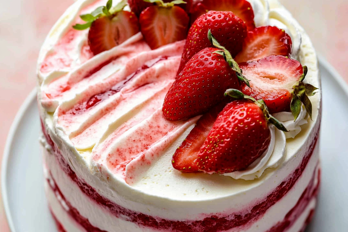 Strawberry Shortcake Layer Cake