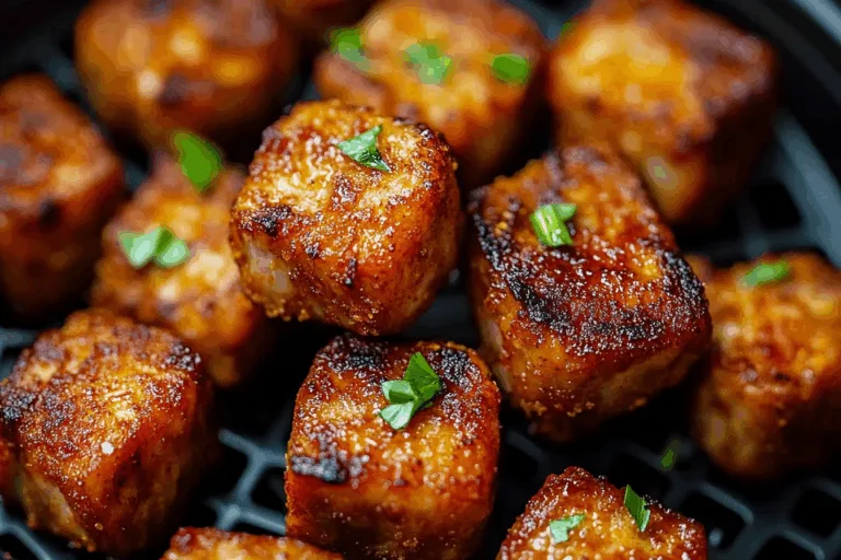 Air Fryer Pork Chop Bites