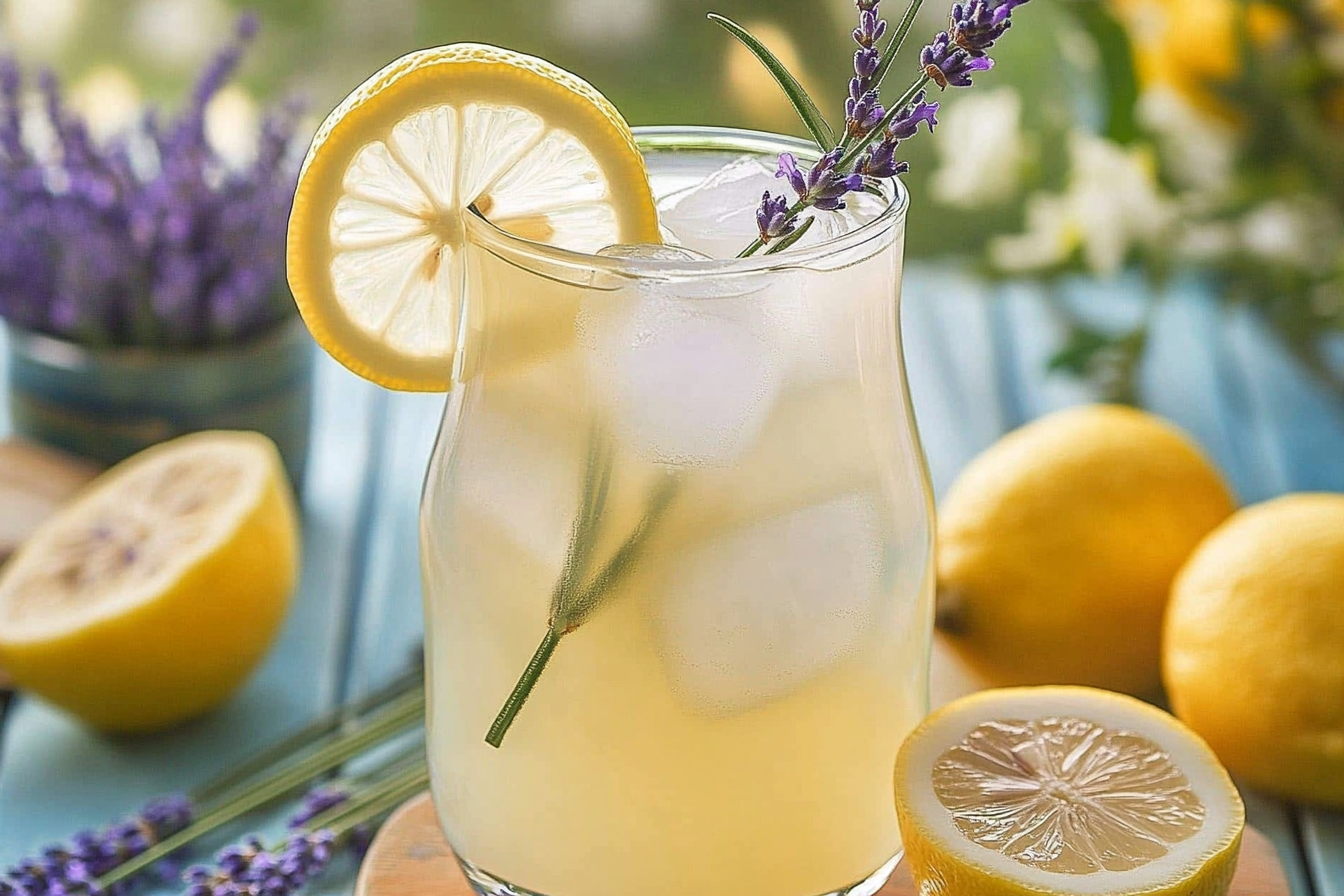Coconut Lavender Lemonade Mocktail