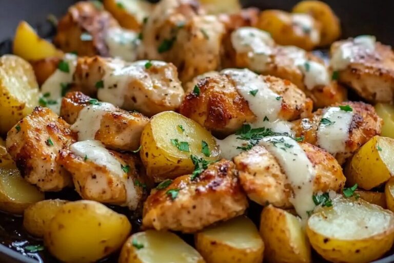 Garlic Parmesan Chicken and Potatoes