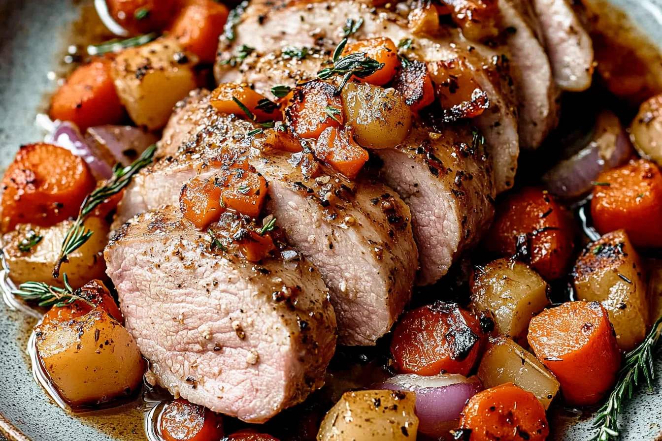 Sheet Pan Pork Tenderloin Dinner