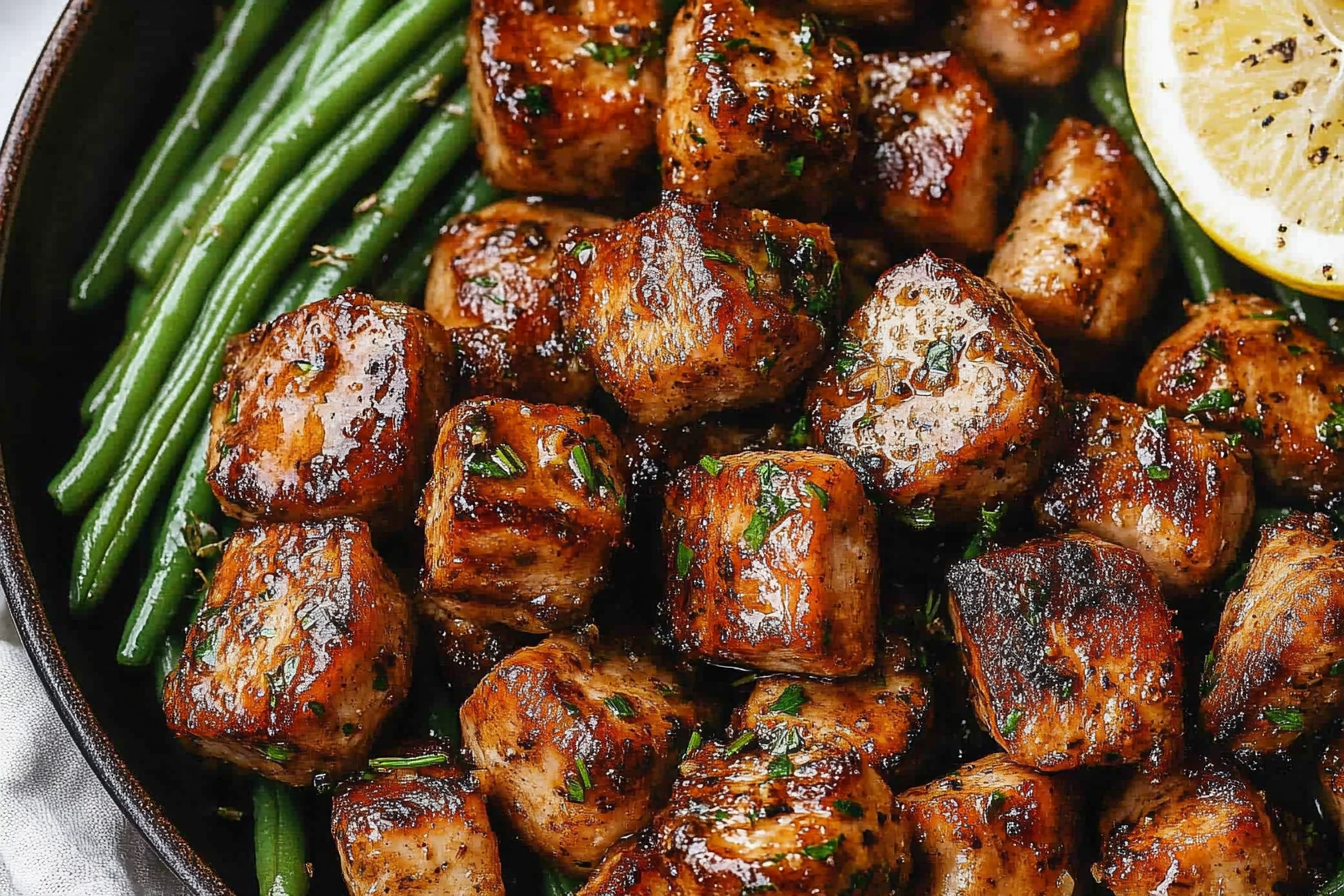 Garlic Butter Pork Bites