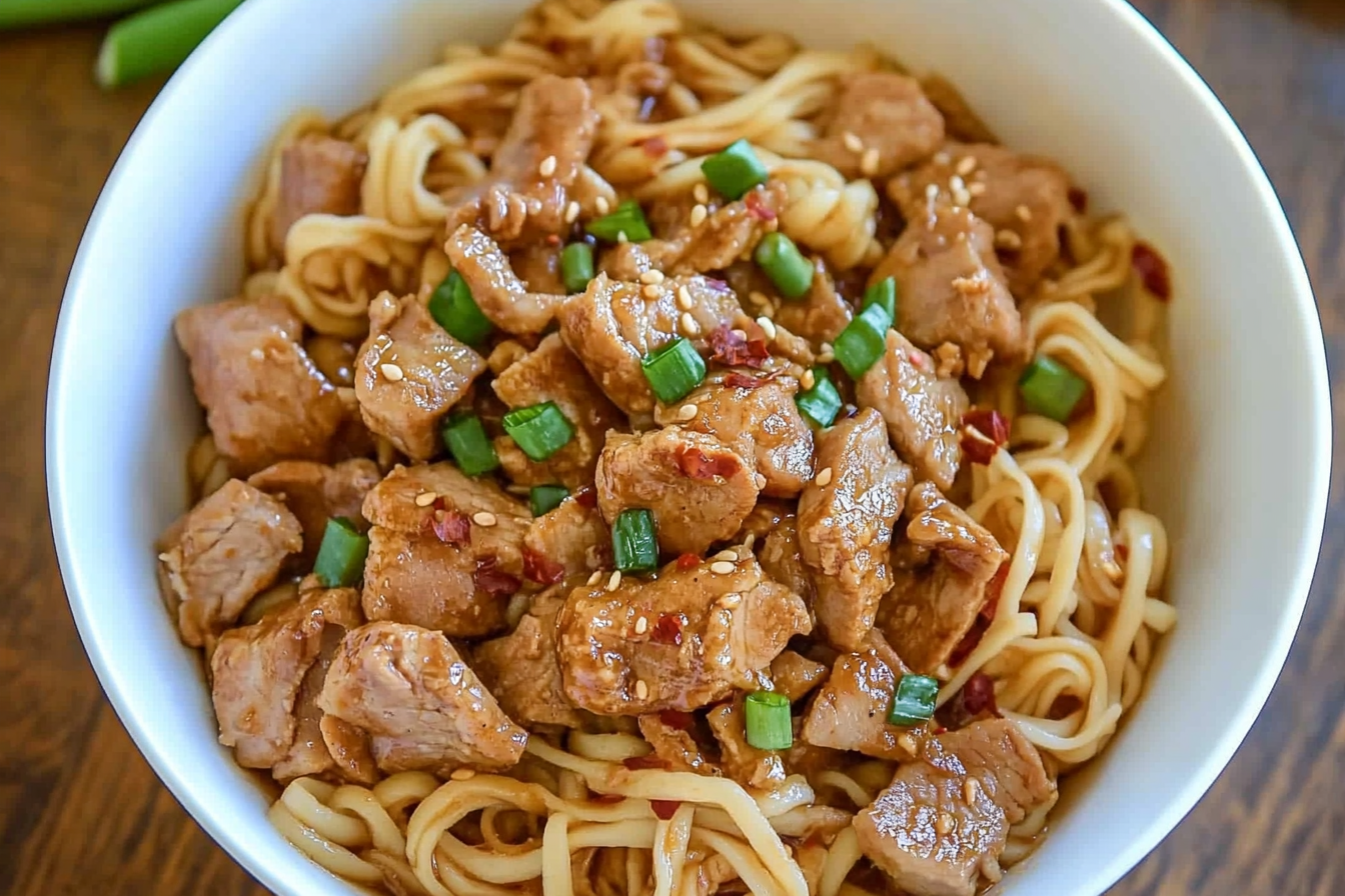 Spicy Pork Noodles