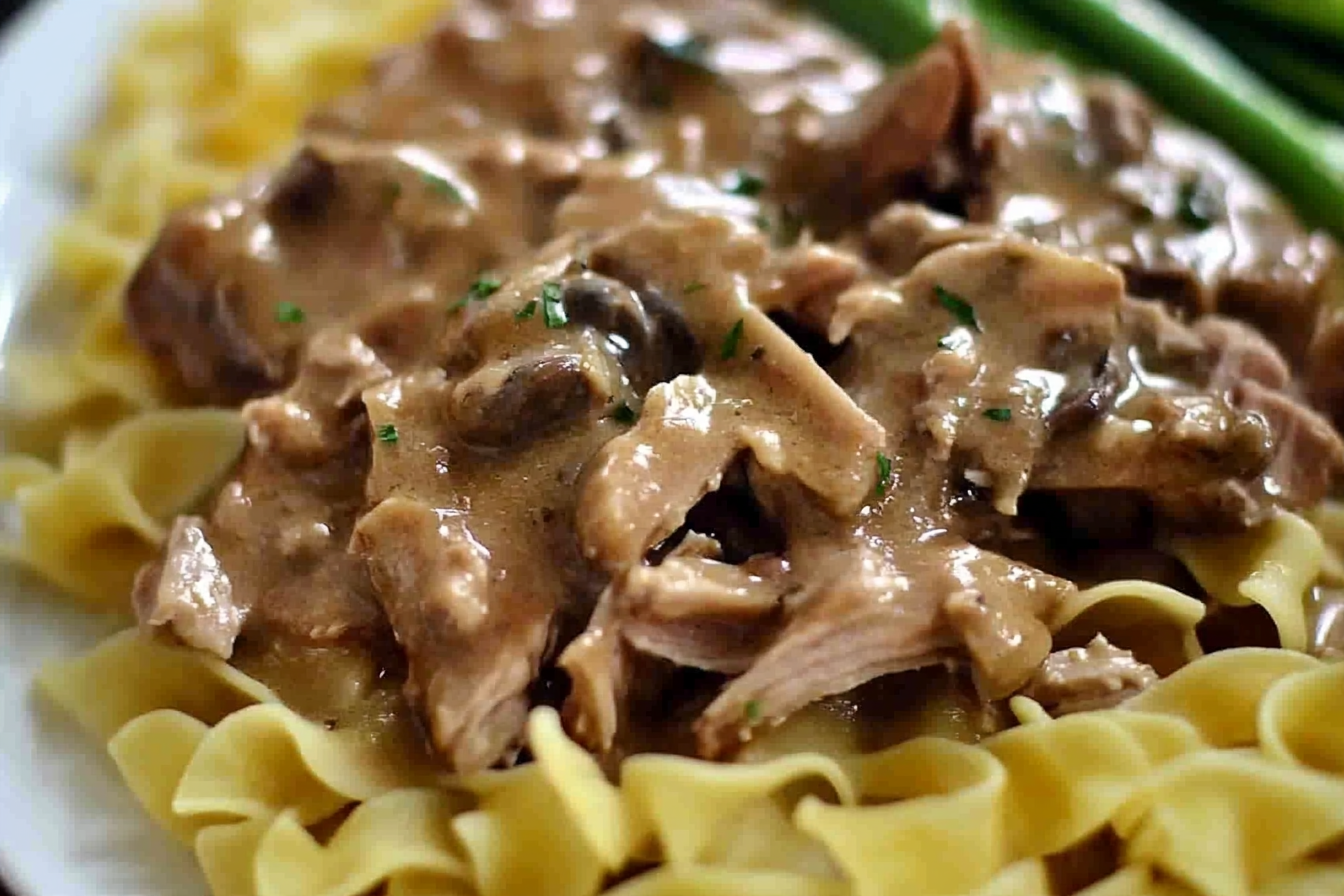 Crock Pot Pork and Noodles