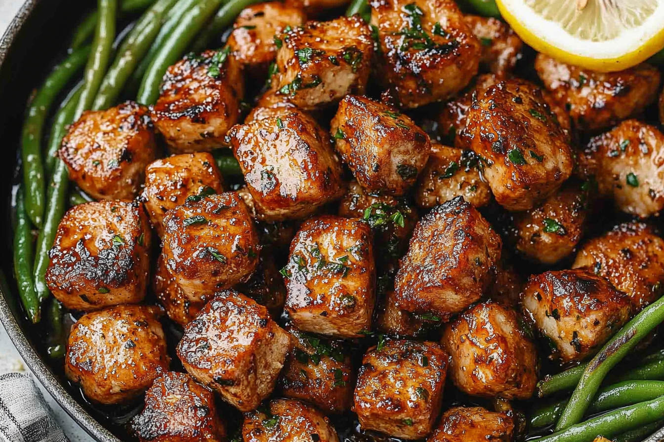 Garlic Butter Pork Bites