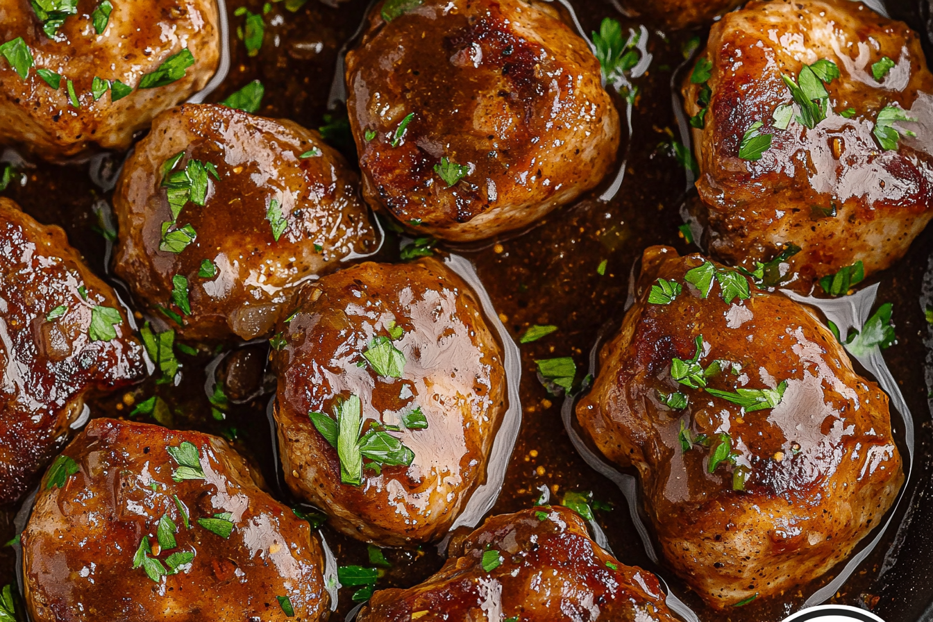 Pork Medallions with Gravy