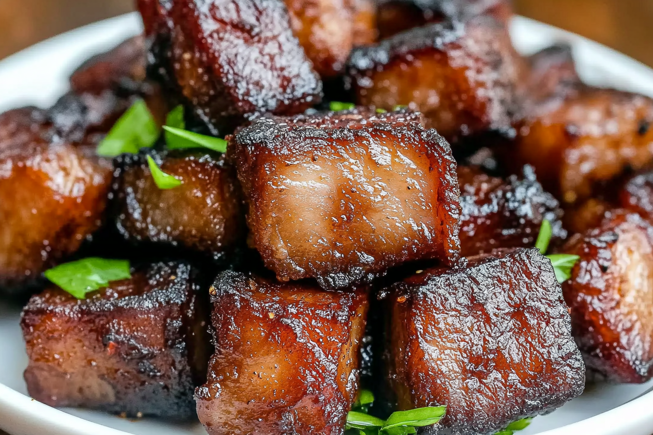 Quick Air Fryer Pork Belly Bites