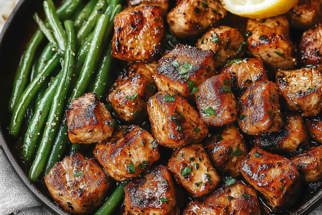 Garlic Butter Pork Bites