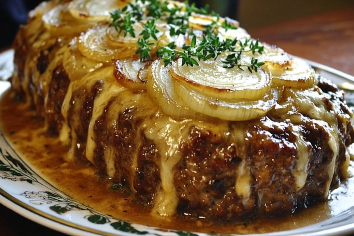 French Onion Meatloaf