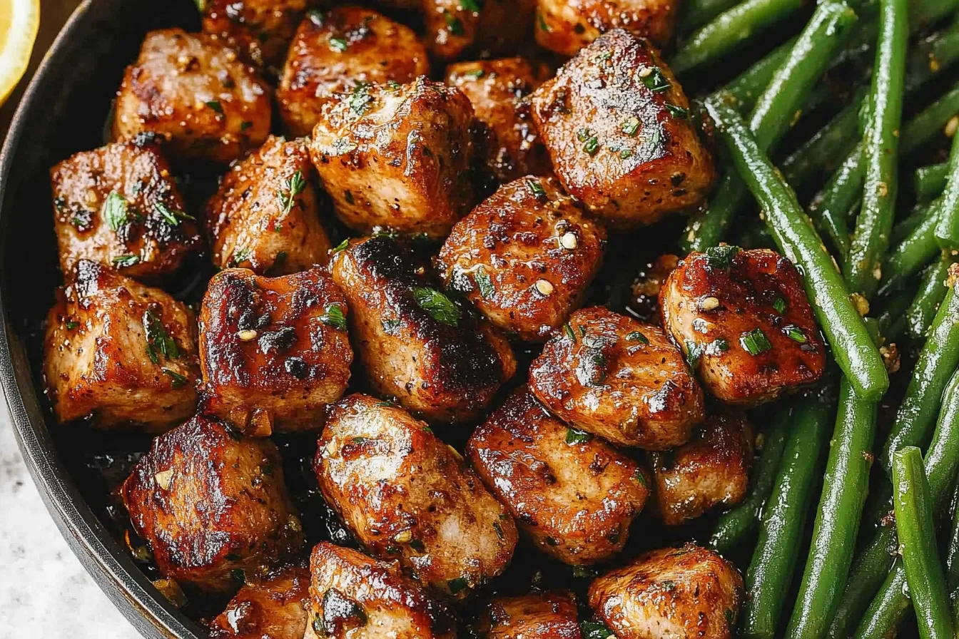 Garlic Butter Pork Bites