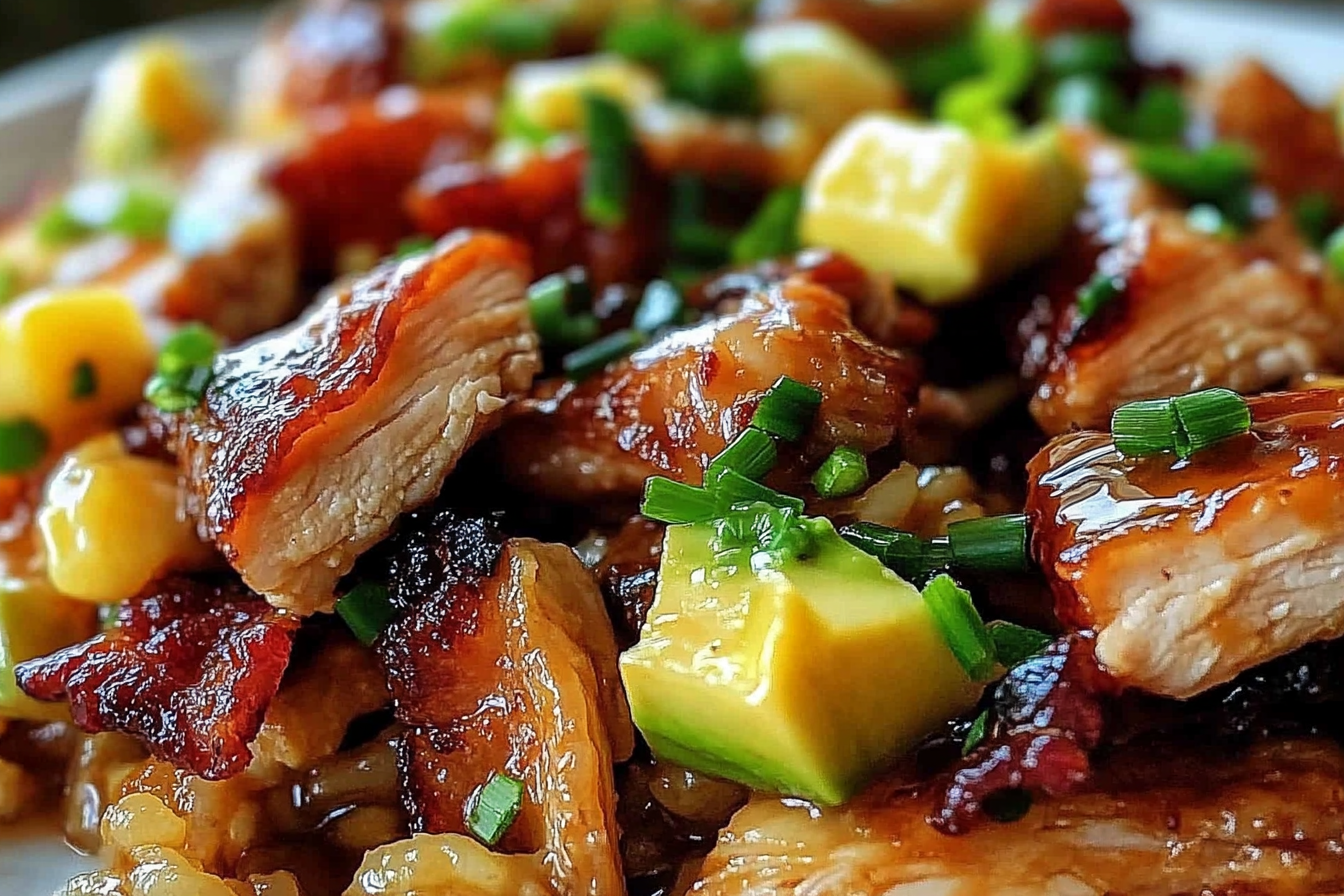 Hawaiian Chicken and Rice Bake