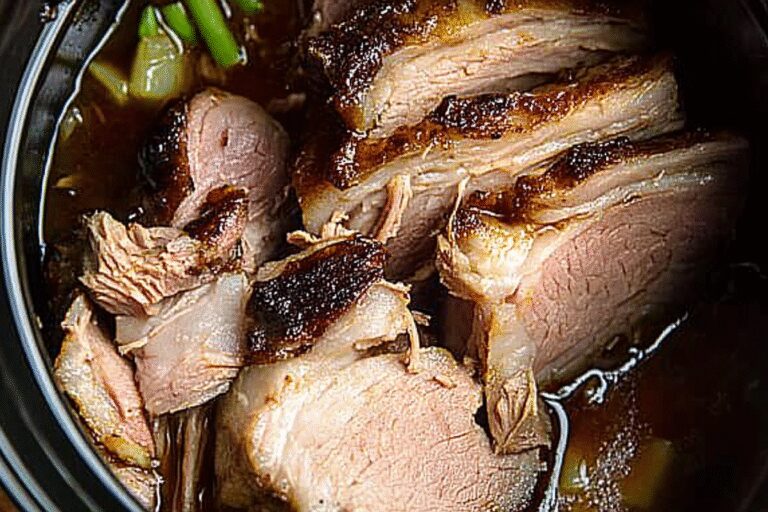Hawaiian Luau Slow Cooker Pork