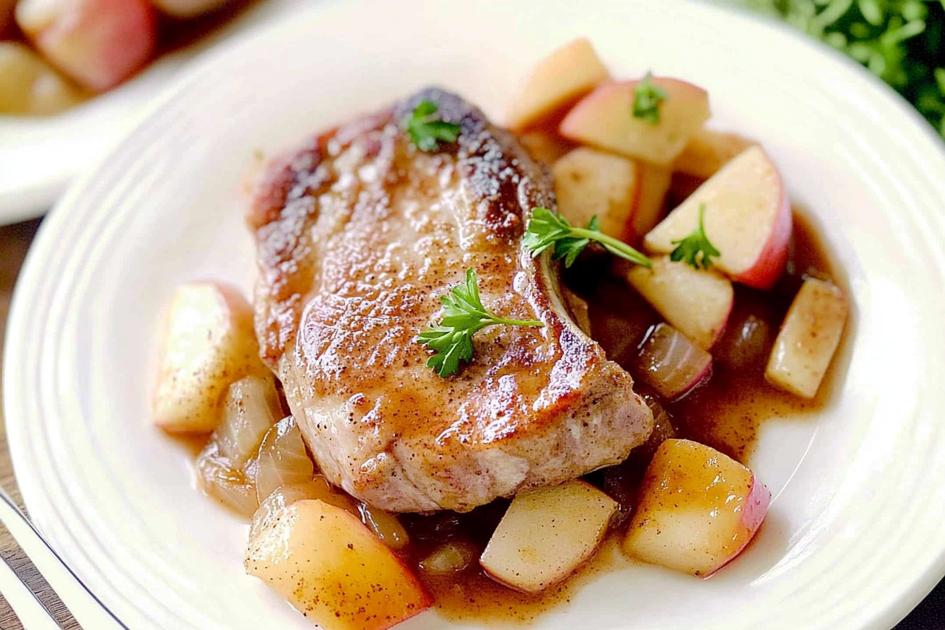 Pork Chops with Apples
