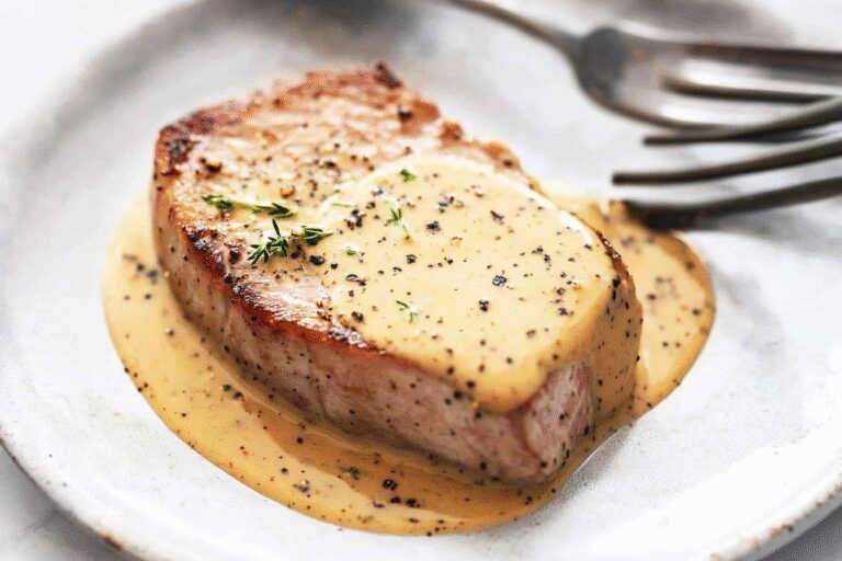 Pork Chops with Creamy Dijon Sauce