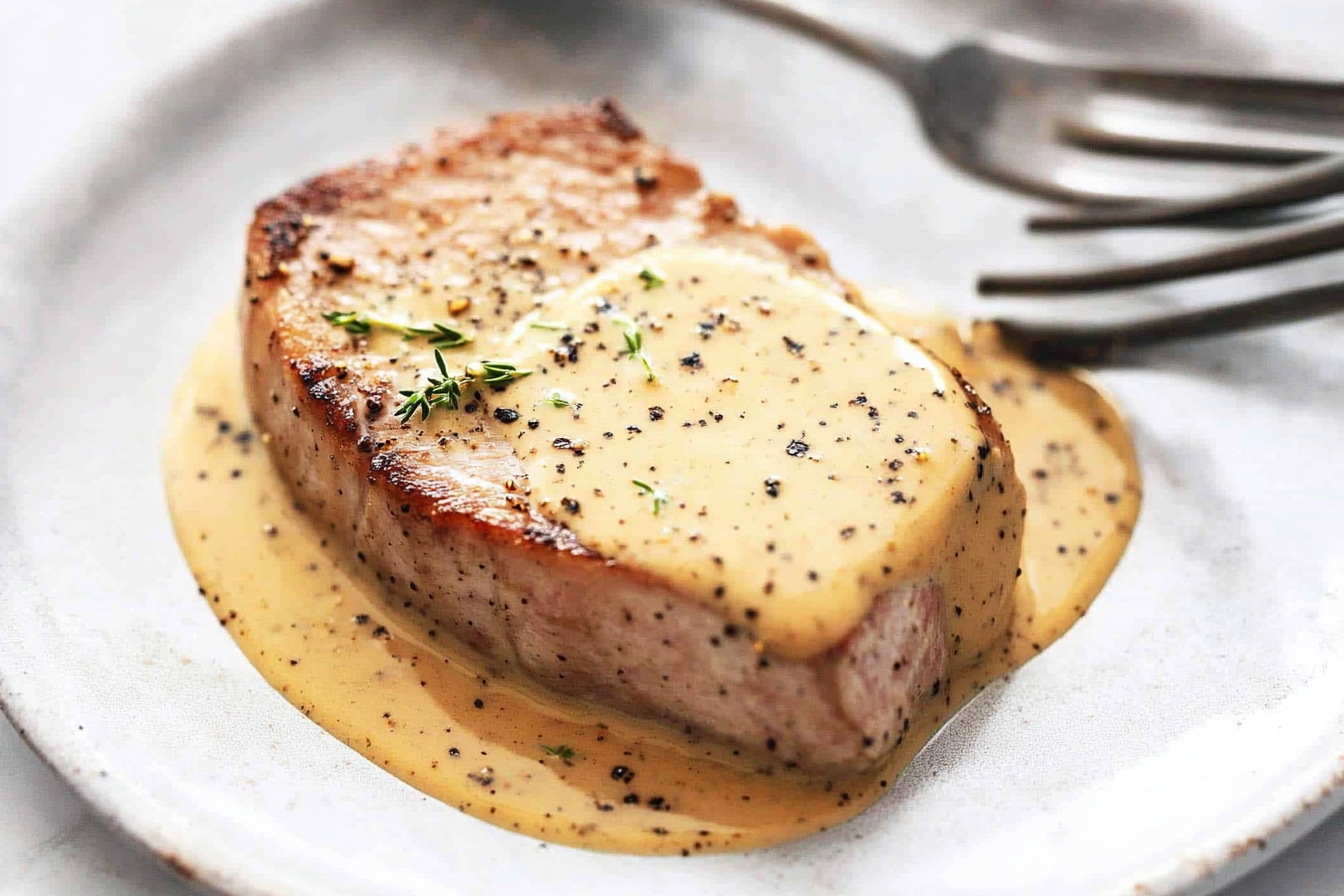 Pork Chops with Creamy Dijon Sauce