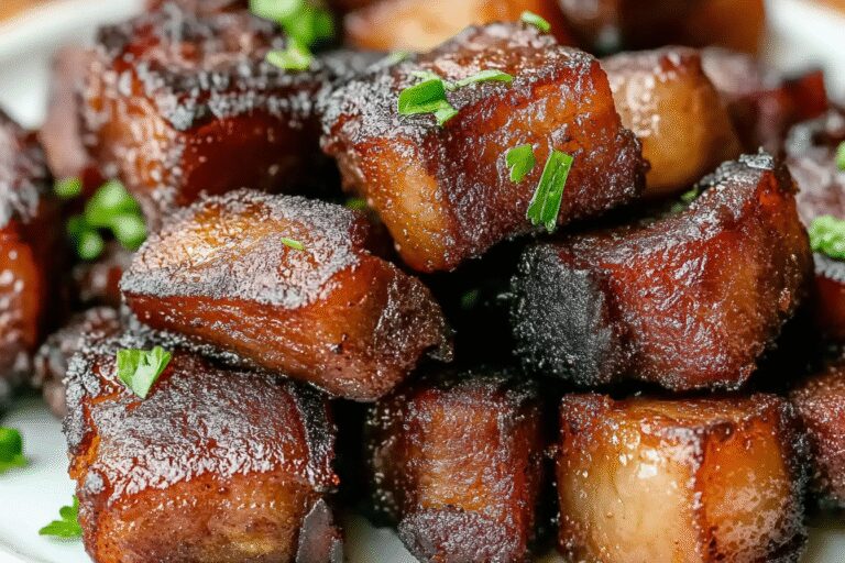 Quick Air Fryer Pork Belly Bites