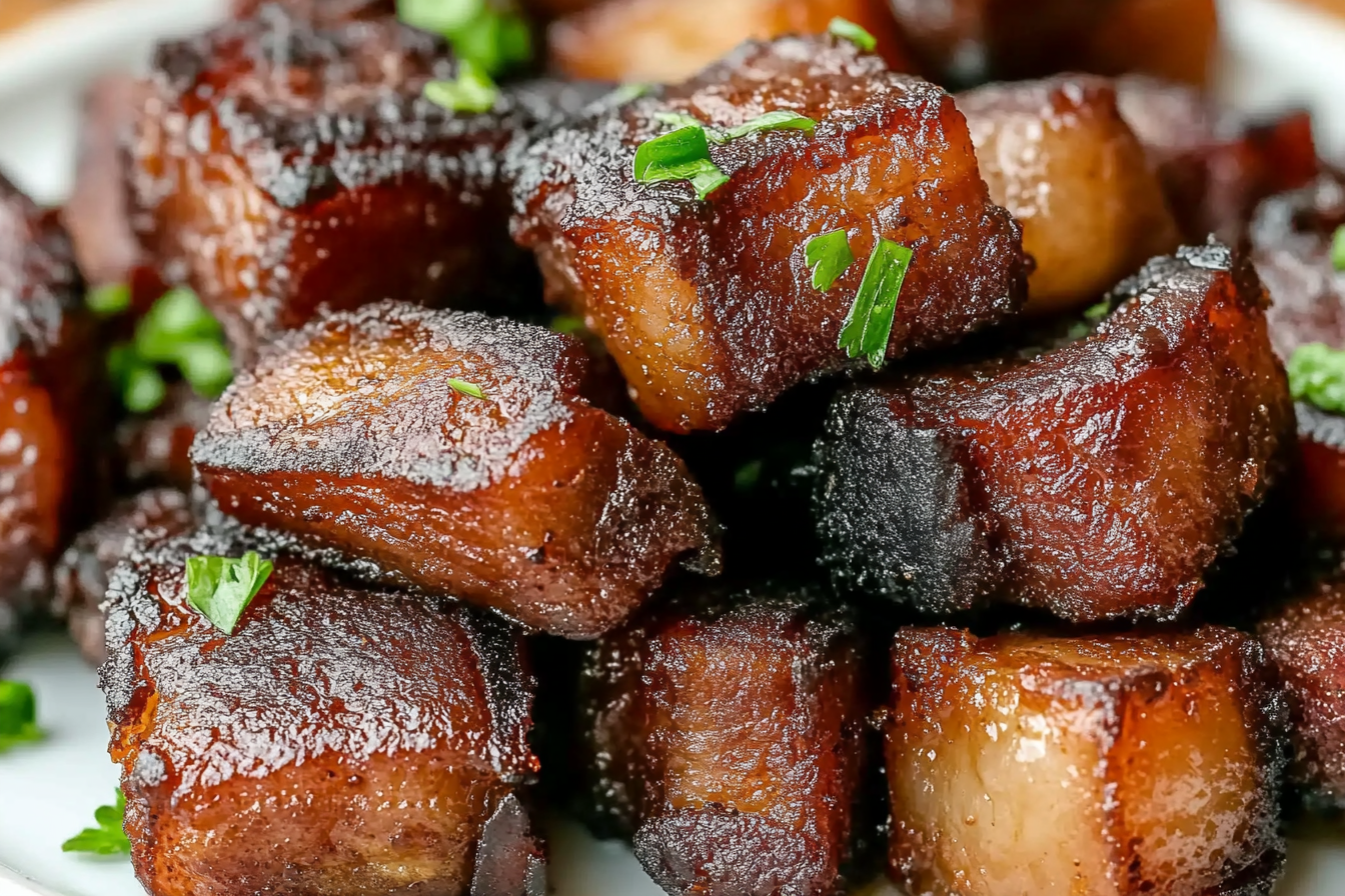Quick Air Fryer Pork Belly Bites