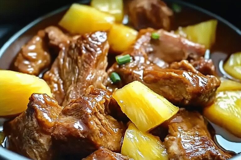 Slow Cooker Pineapple Pork