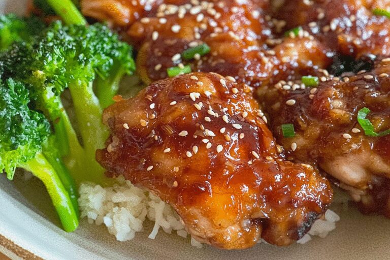 Soy Garlic Chicken Thighs