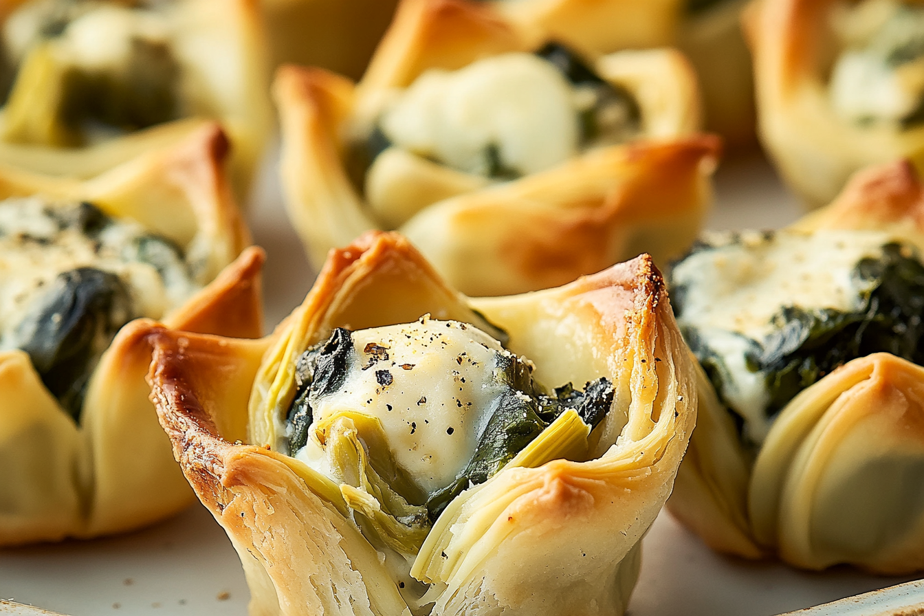Spinach Artichoke Bites
