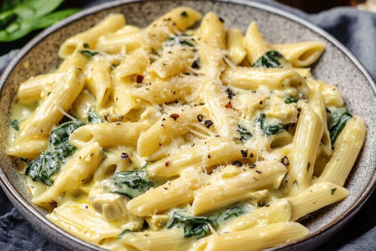 Spinach Artichoke Pasta