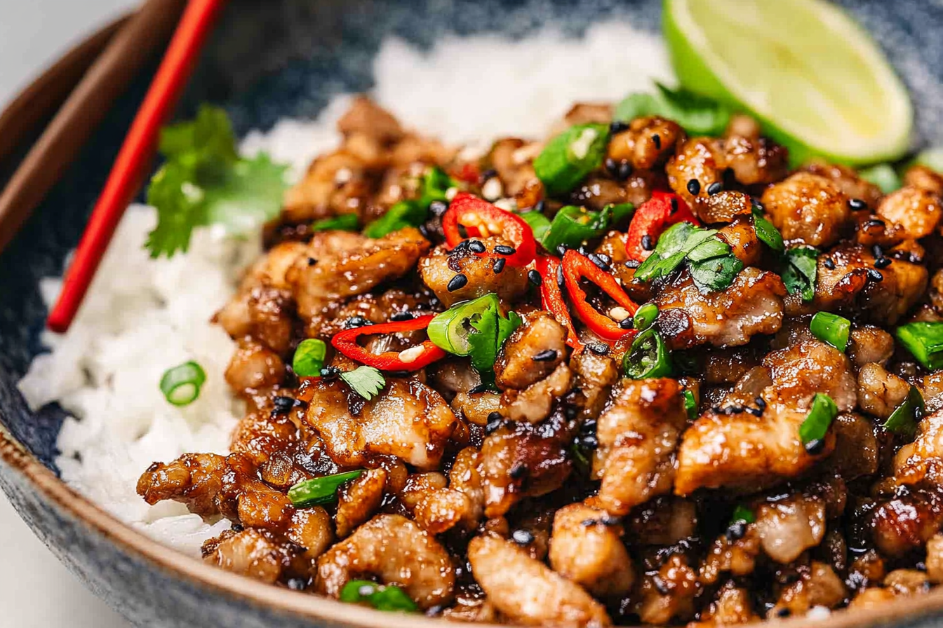 Vietnamese Caramelized Pork Bowls