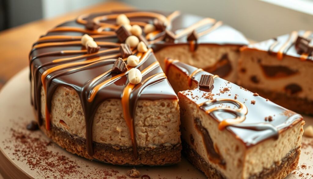 chocolate peanut butter cheesecake variations