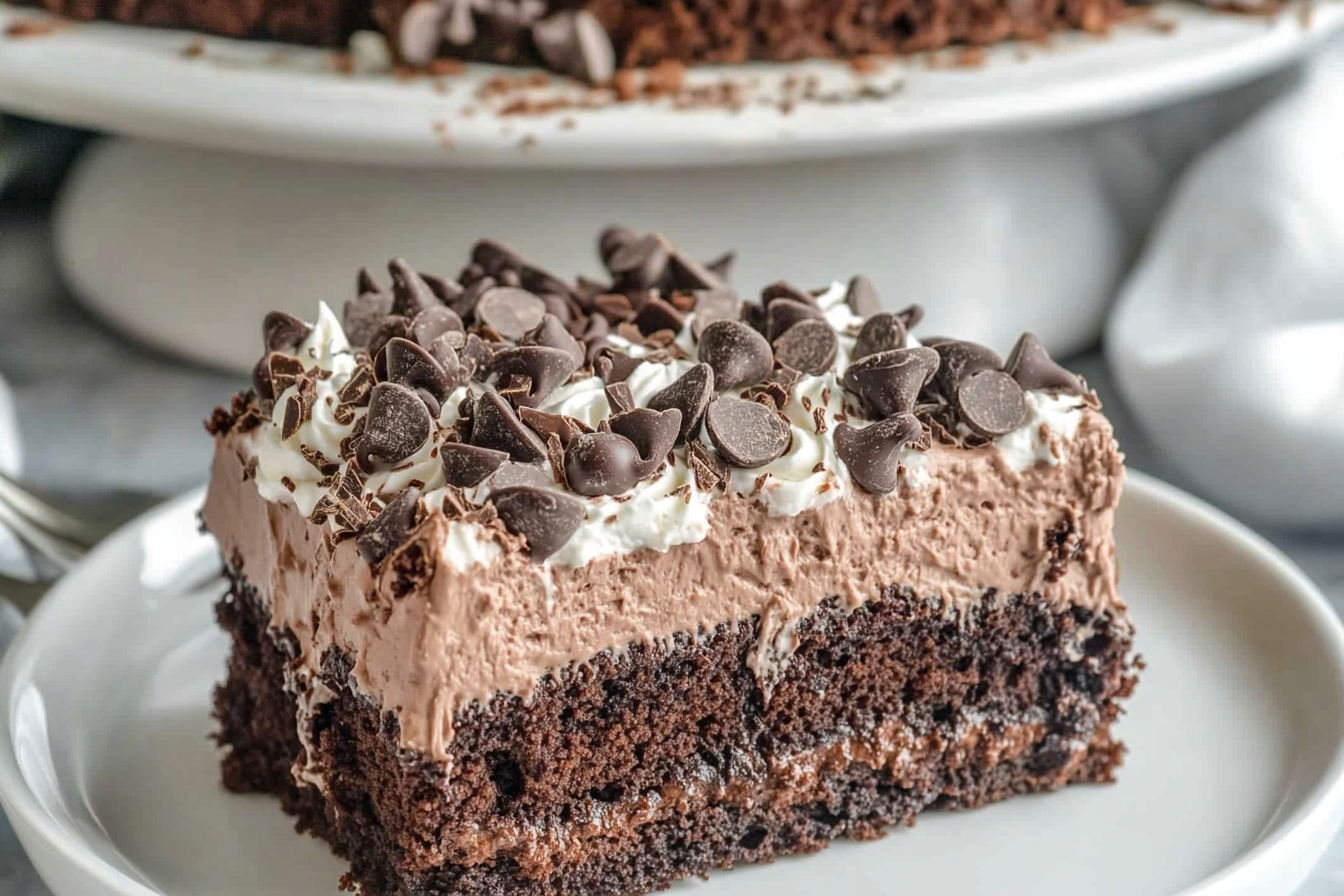 Death by Chocolate Poke Cake