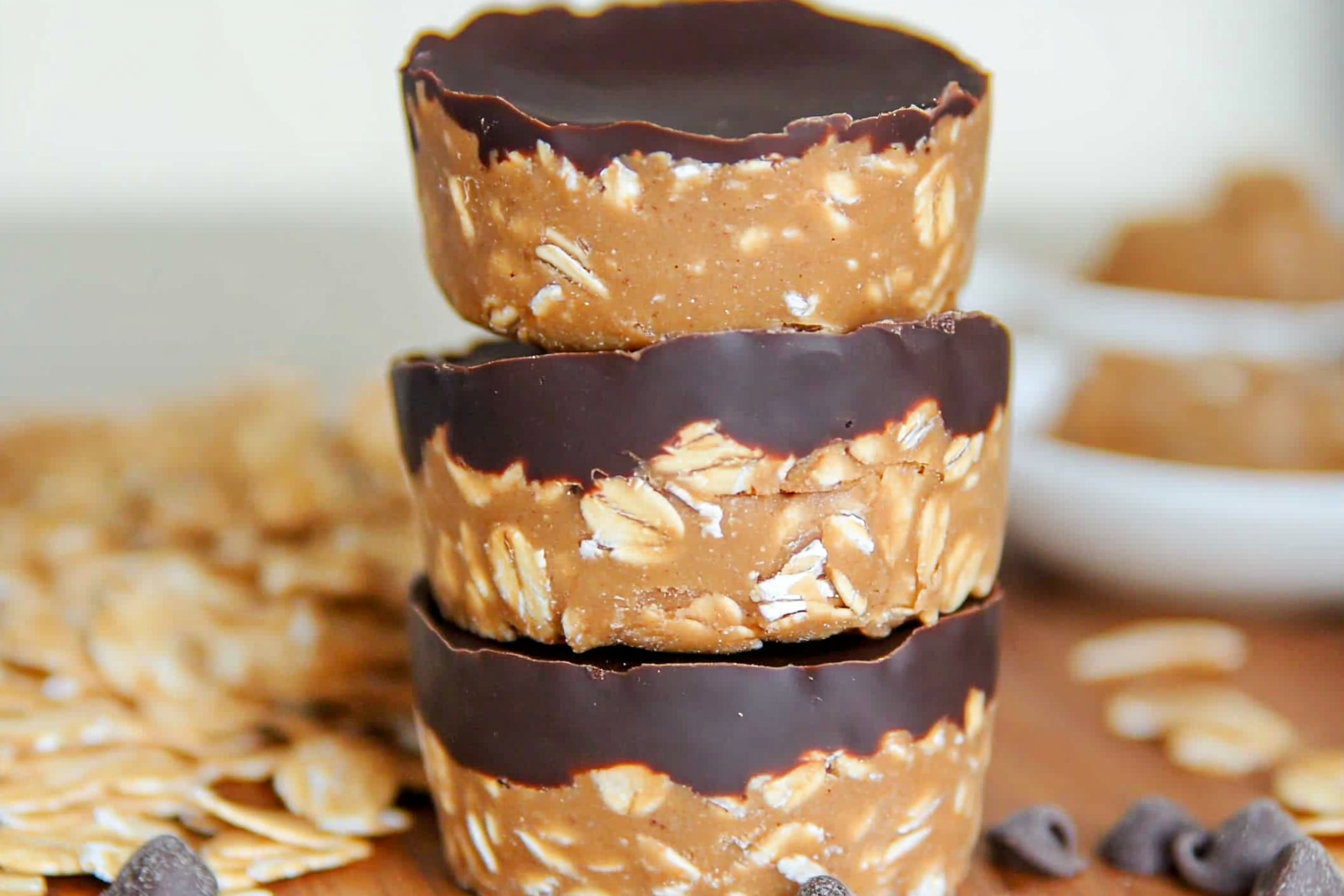 No-Bake Peanut Butter Oat Cups