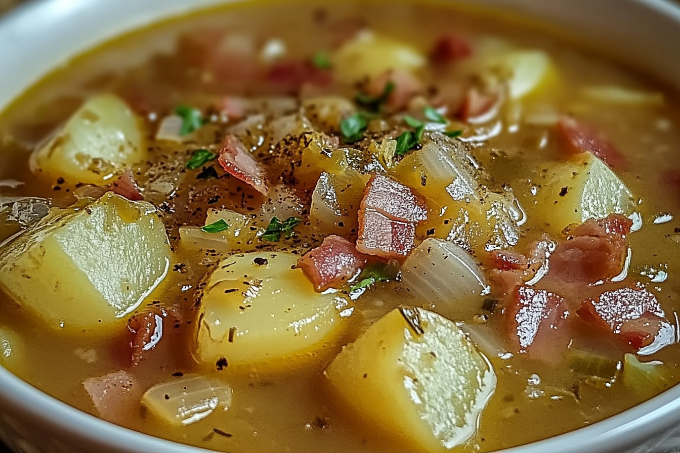 Irish Bacon Cabbage Potato Soup