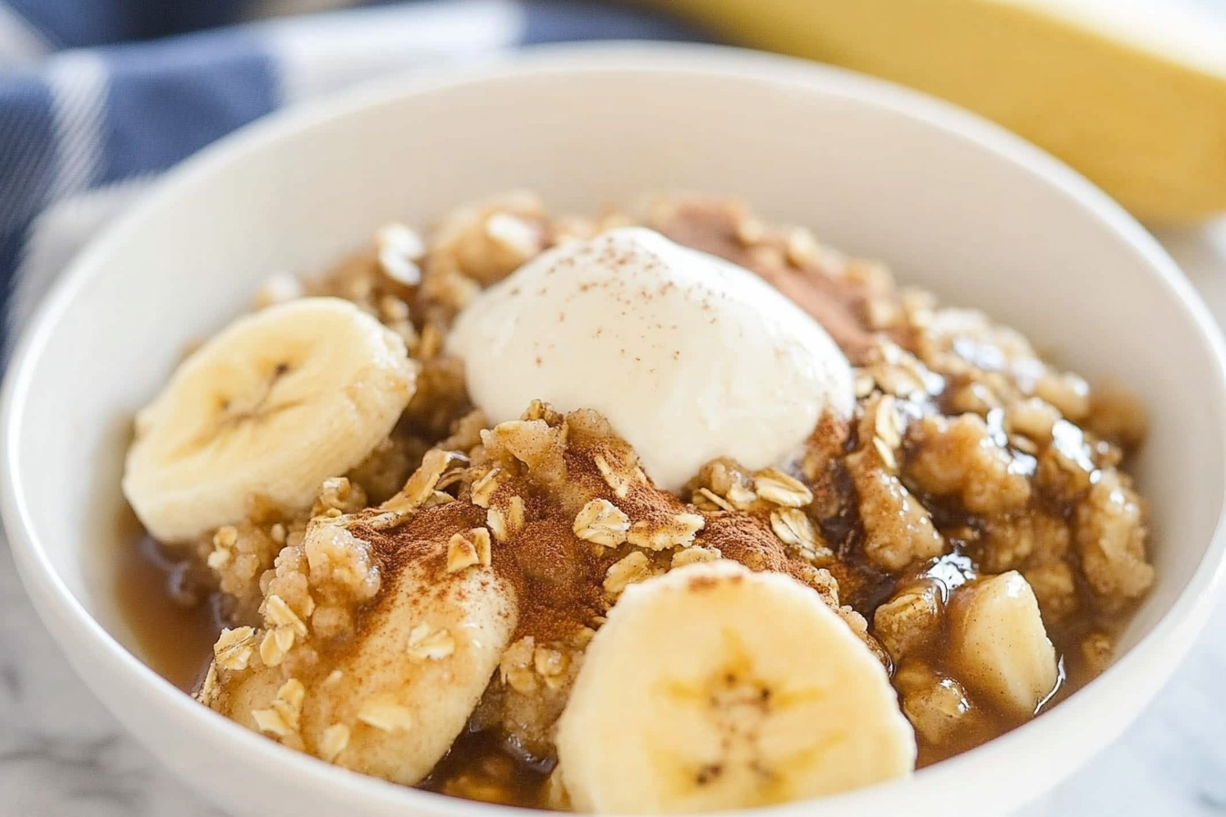 Banana Crumble Dessert