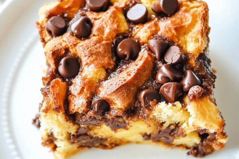 Chocolate Chip Bread Pudding