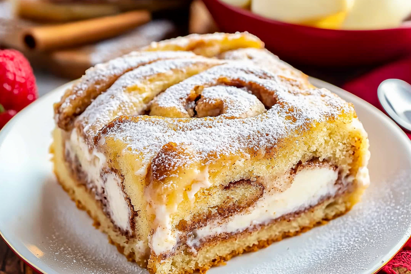 Cinnamon Roll Cake