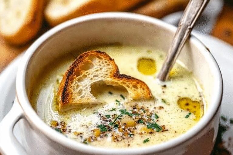 Country French Garlic Soup