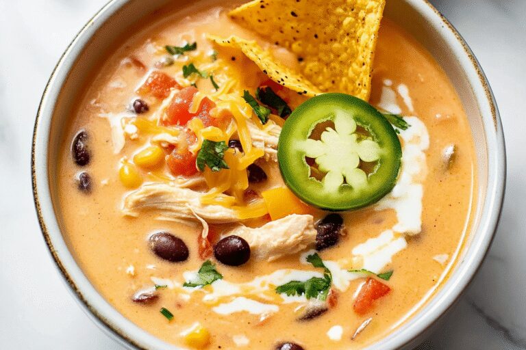 Creamy Chicken Tortilla Soup