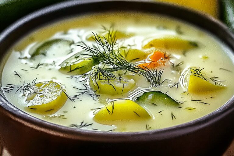 Creamy Dill Pickle Soup