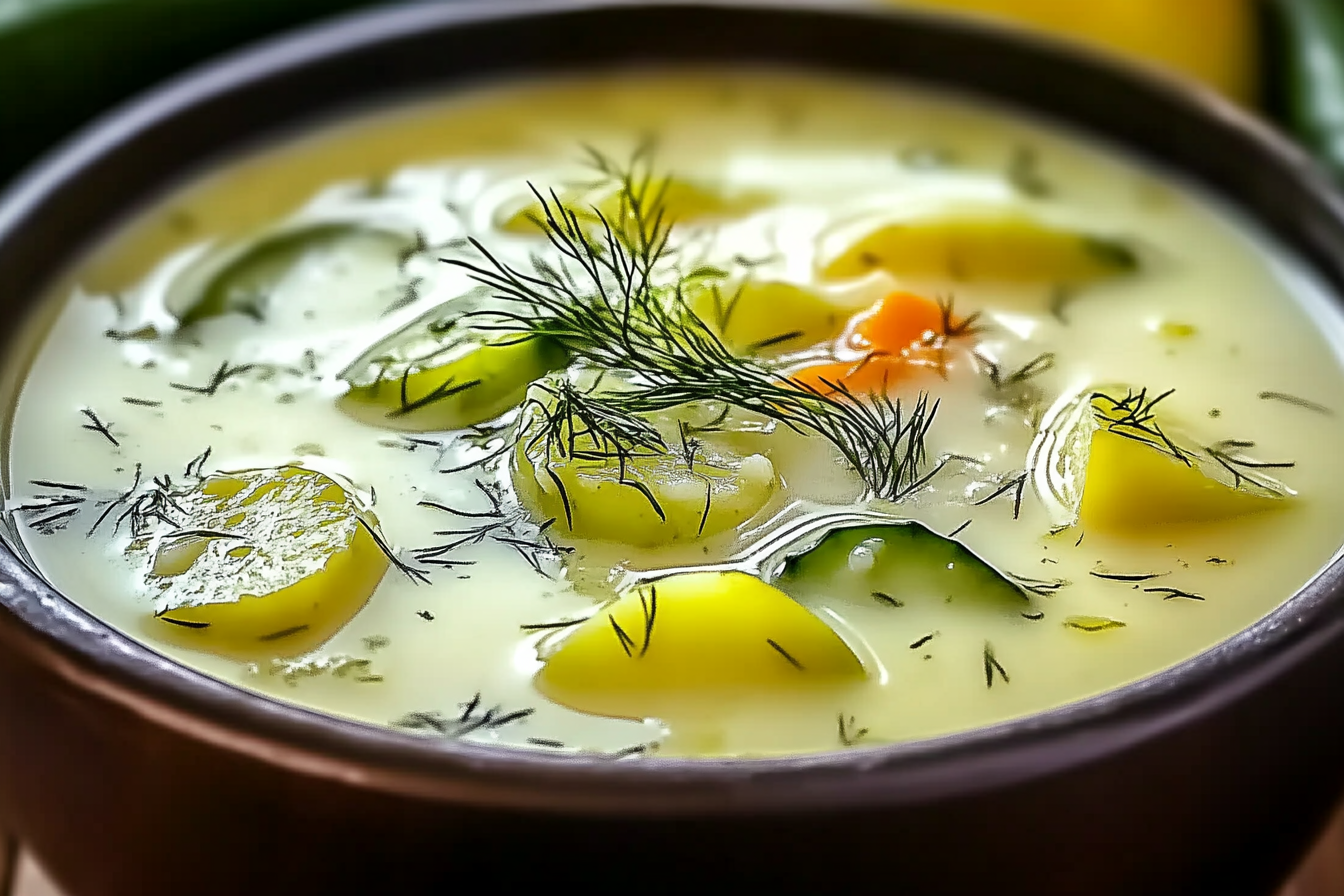 Creamy Dill Pickle Soup