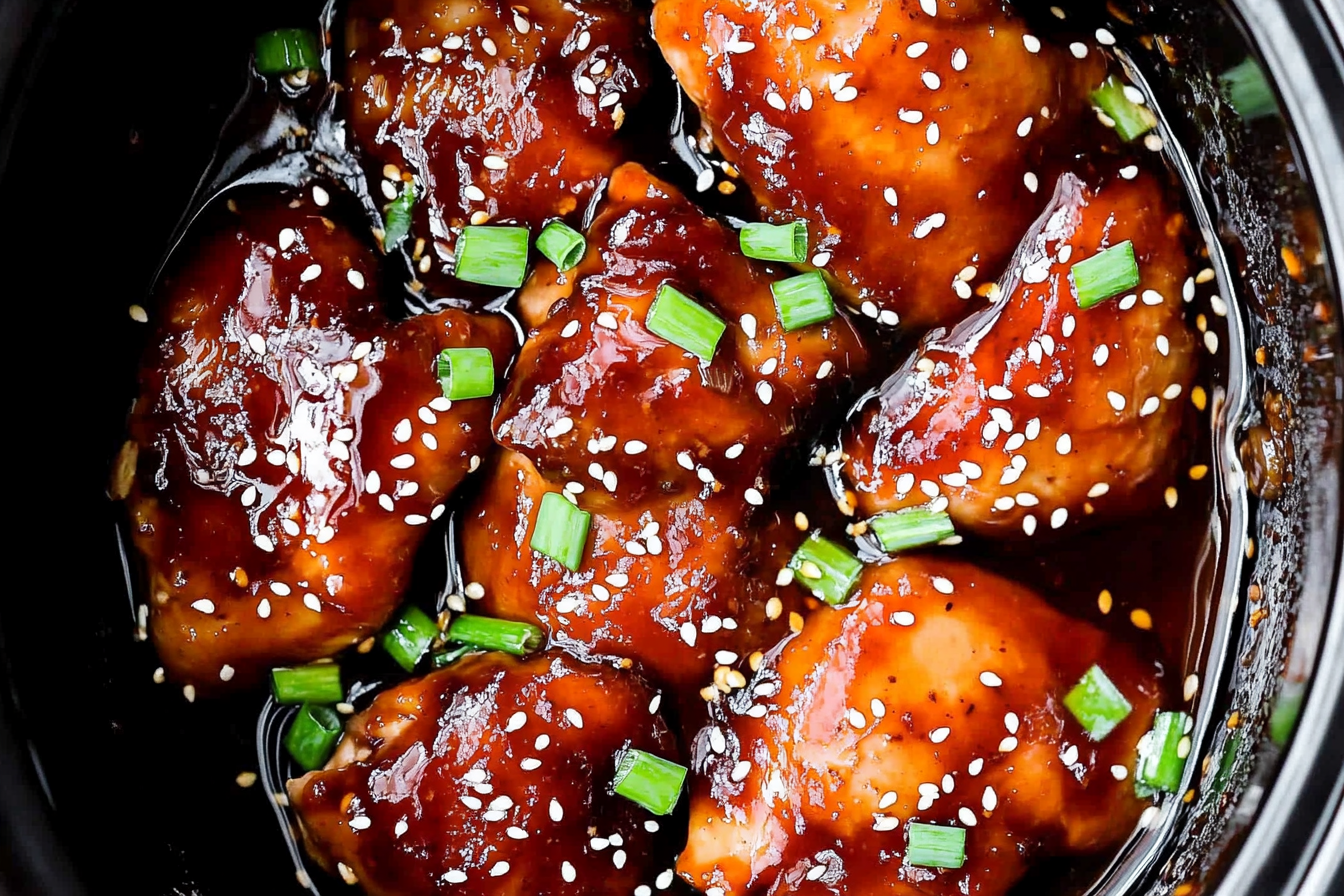 Crockpot Honey Garlic Chicken
