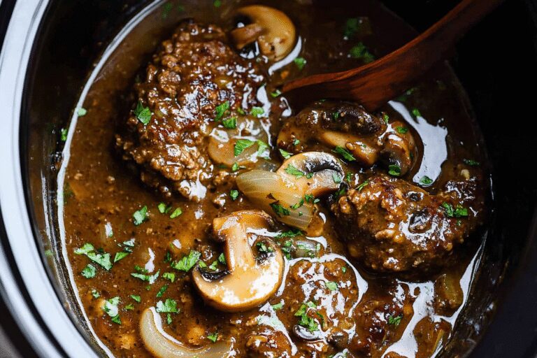 Crockpot Salisbury Steak