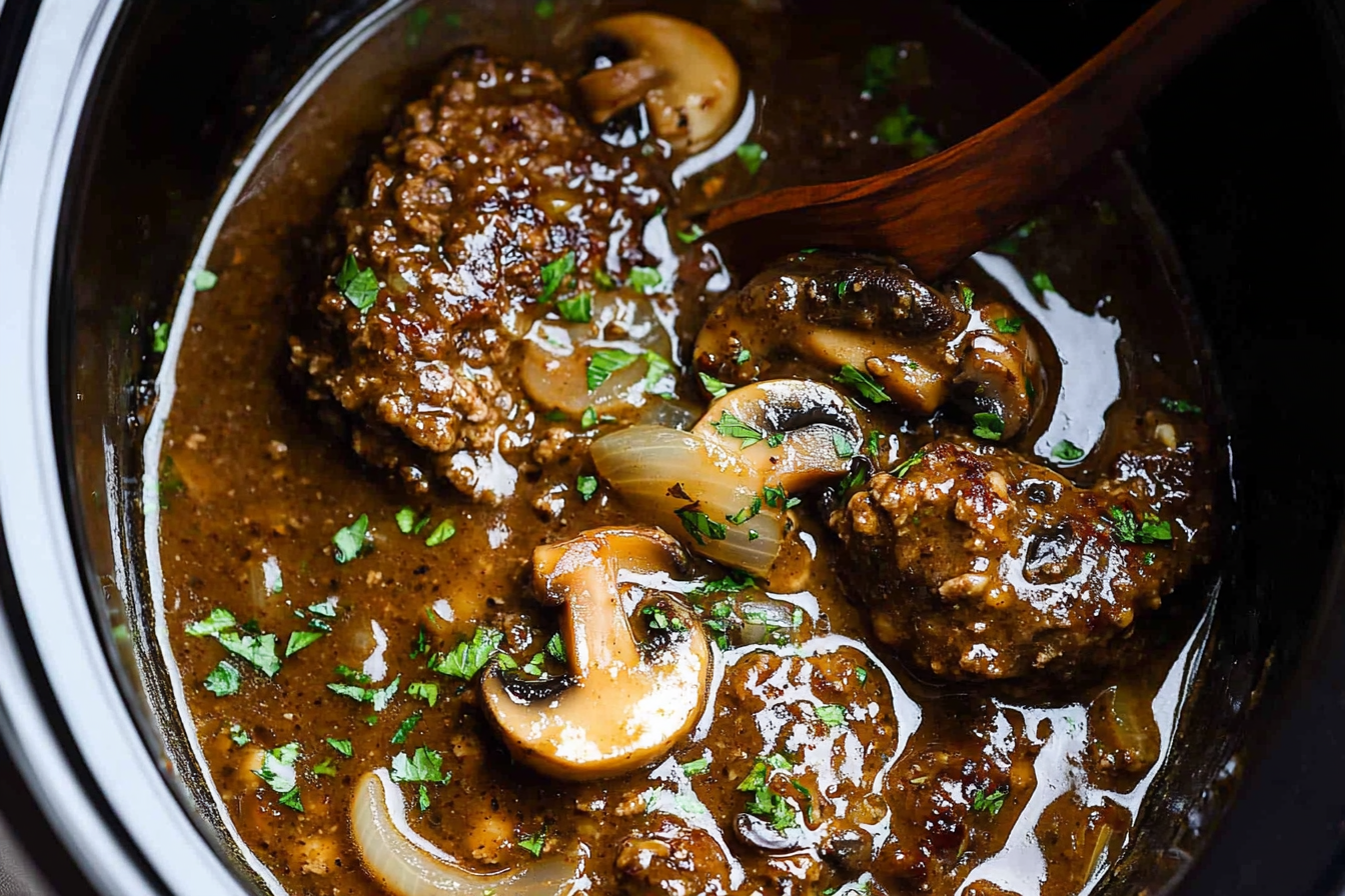Crockpot Salisbury Steak