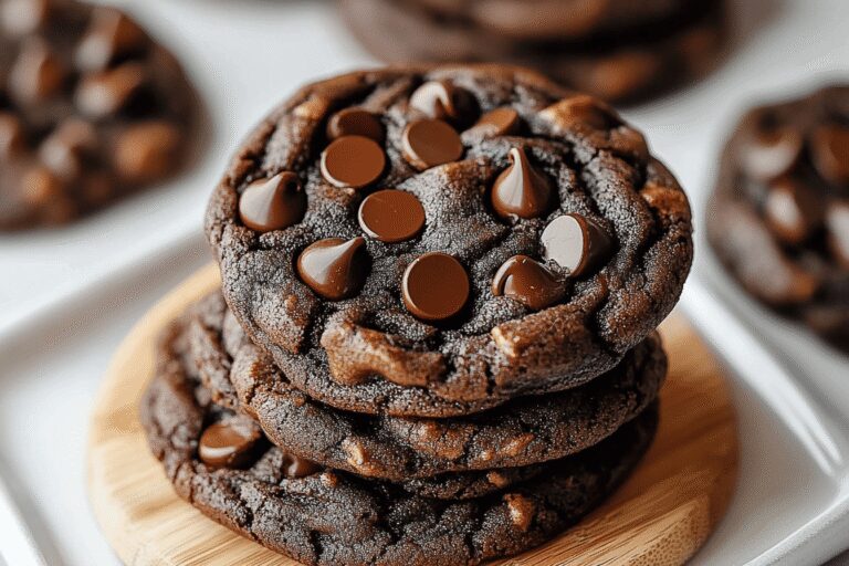 Double Chocolate Chip Cookies