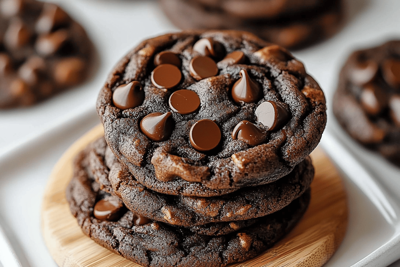 Double Chocolate Chip Cookies