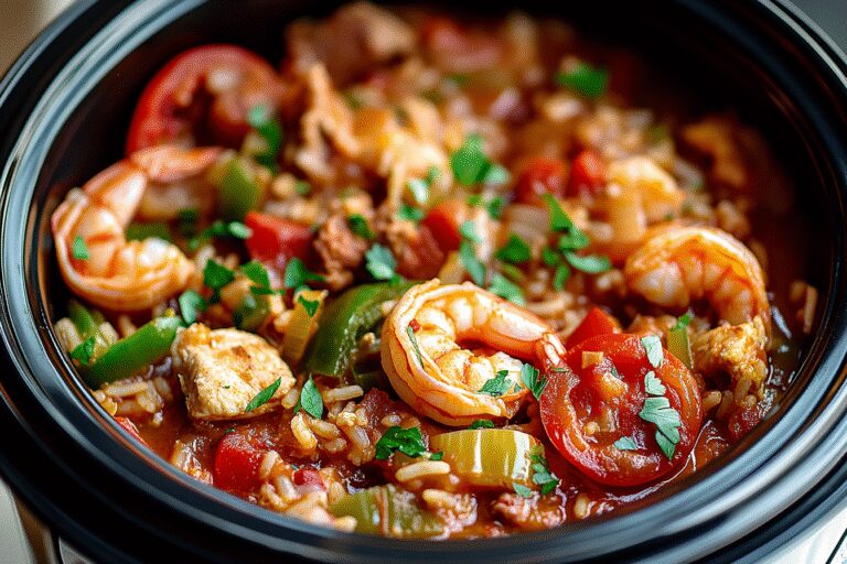 Easy Slow Cooker Jambalaya