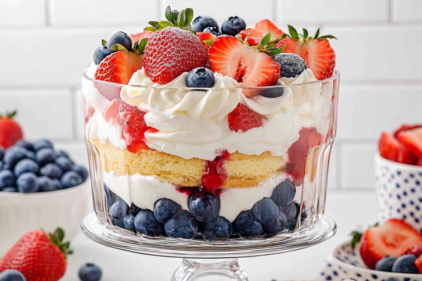 Fourth of July Trifle