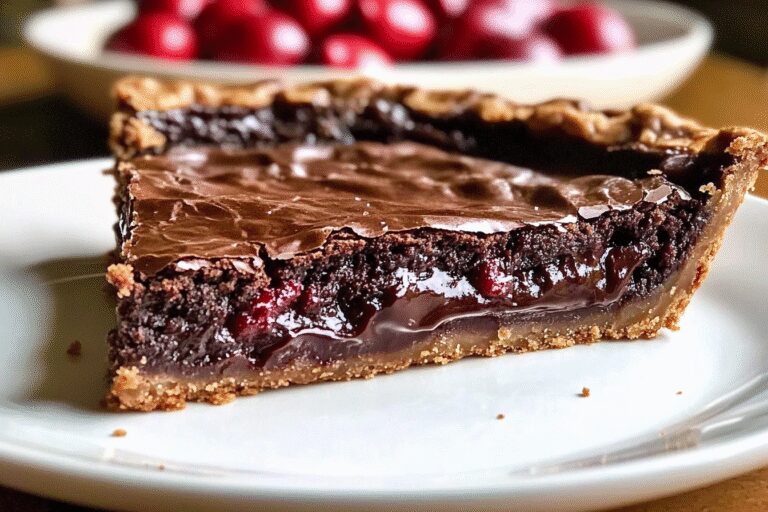 Gooey Brownie Pie